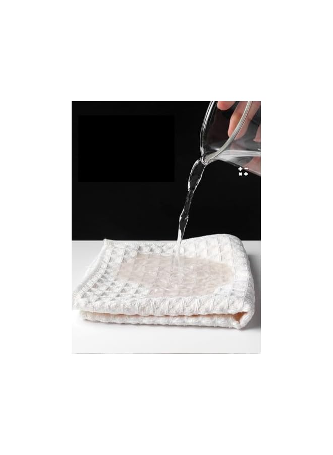 promass Waffle Weave Dish Towels, Absorbent, for Coffee Shop, Bar, Kitchen Cleaning, Glass Wiping - Image 5