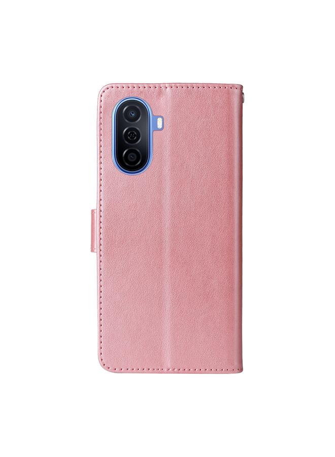 Zaboon Case For Huawei nova Y70 Plus Embossed Butterfly Flowers Leather Phone Case - Image 3