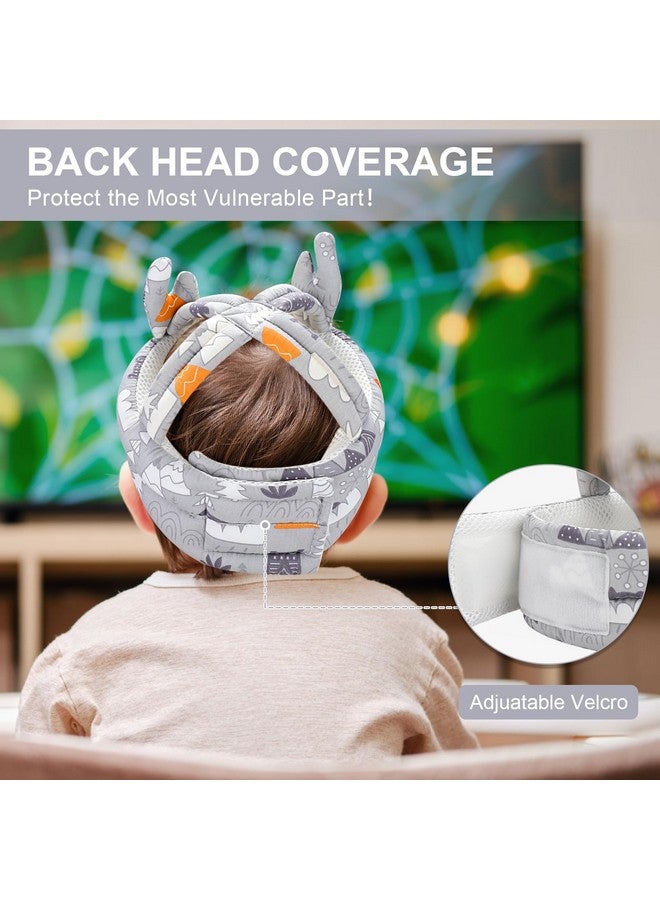 accmor Baby Head Protector, Accmor Cute Baby Helmet for Crawling Walking Running, Breathable Protective Cap Adjustable Infant Baby Headguard Soft Cushion, Anti-Collision Toddler Helmets for 6m-24m Boys Girls - Image 4