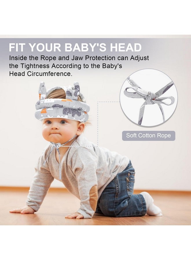 accmor Baby Head Protector, Accmor Cute Baby Helmet for Crawling Walking Running, Breathable Protective Cap Adjustable Infant Baby Headguard Soft Cushion, Anti-Collision Toddler Helmets for 6m-24m Boys Girls - Image 3