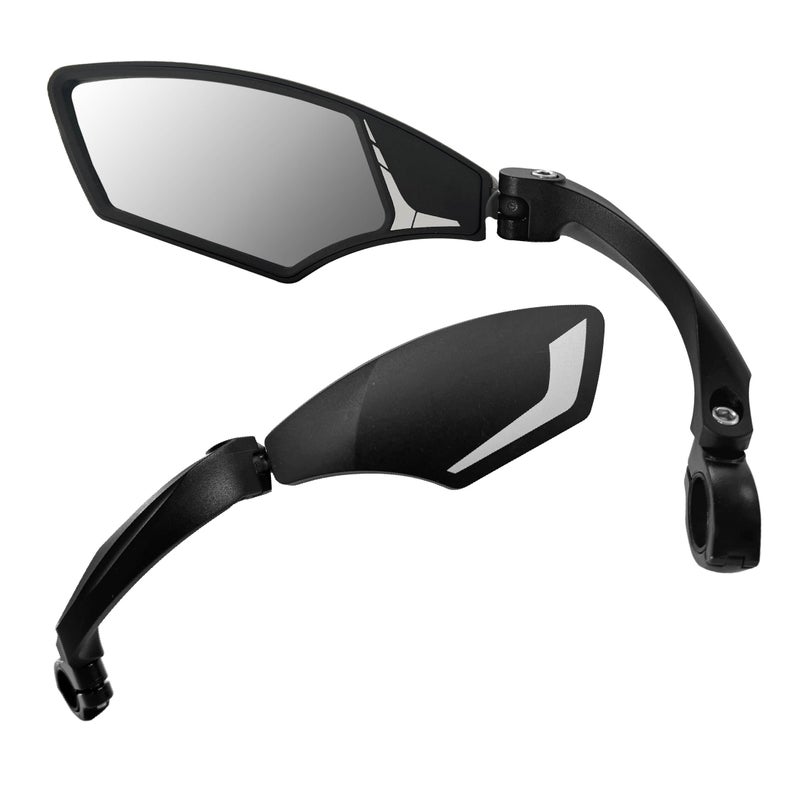 Hafny Handlebar Bike Mirror â€“ HD Glass, Wide Angle, Adjustable 360Â° Rear View â€“ Shatterproof, Anti-Glare, Premium, MTB, E-Bike, and Commuter Cycling Safety, HF-MR095 - Image 4