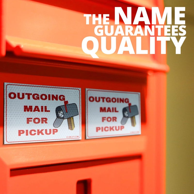 Anley Magnetic Outgoing Mail Pickup Sign for MailBox - Universal Replacement for Metal Mail Box Alert Red Flags - 4x6 IN (3 Pack) - Image 5