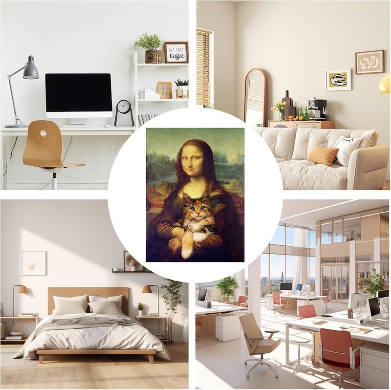 Daily use improved quality Feminine Wall Decor - Holding Cat Female Picture | Holding Cat Living Room Pictures | for Bedroom Living Room Hotel Dorm Bathroom Workplace Home Safe silicone build Market demand focused build Multi-use well-engineered build Neat shape Multi-source stock guarantee Multi-use qualified quality Replaceable parts Stable inert material All season compatible build Multi-market varied design options Anti topple design Matte anti slip finish Gulf climate tested upgraded quality All-item unified delivery Defect free upgraded substance In-Kingdom stored commodity Confirmed available stock Remote area delivery Major city pickup option Narrow & wide space compatible Salt mist resistant Nationwide courier network Systematic nationwide ship Global flexible sizing options - Image 4