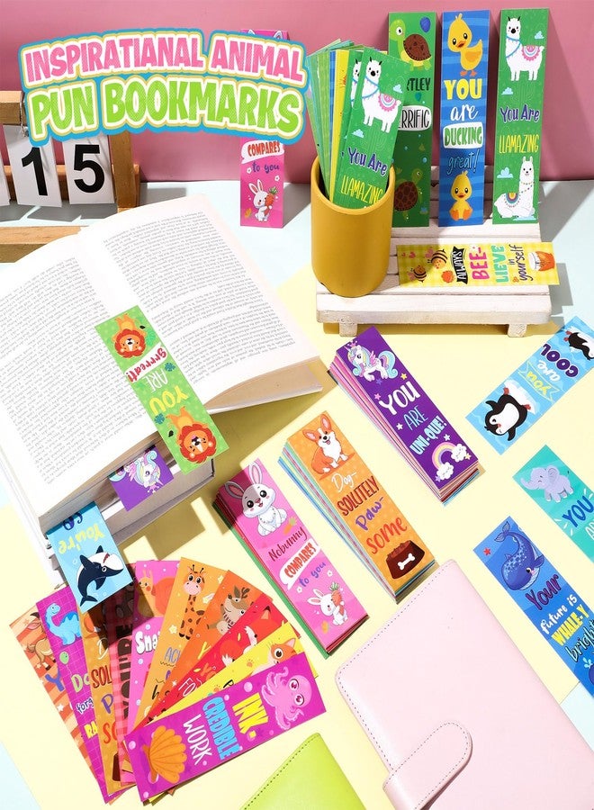 MotiMind 96 Pcs 24 Styles Bookmarks Bulk Teacher Bookmarks for Students Back to School Supplies Classroom Reward Inspirational Gifts for Kids Motivational - Image 3