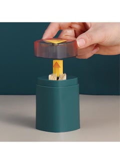 Thoraya Toothpick Holder Plastic Sturdy Pop Up Automatic Tooth Pick Dispenser Container for Kitchen Restaurant  - Image 3