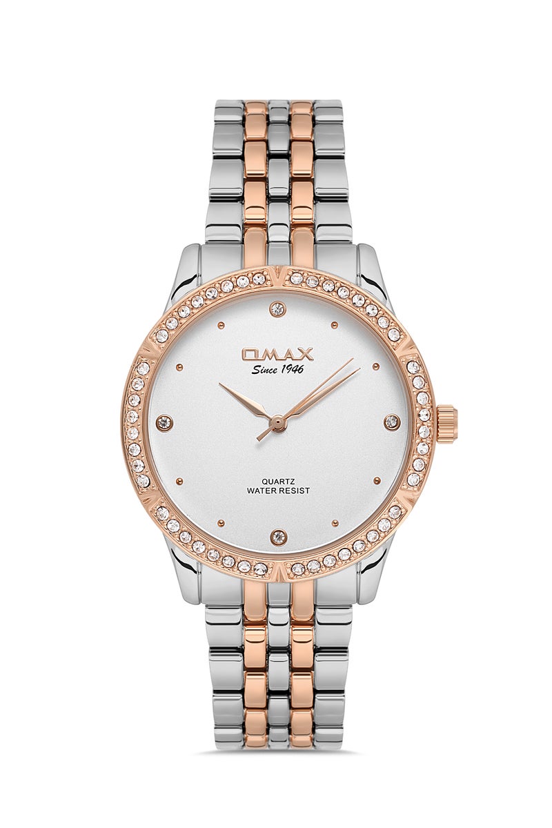OMAX Women’s Wrist-Watch | Analog | Stainless Steel Band | Elegant Design - Image 1