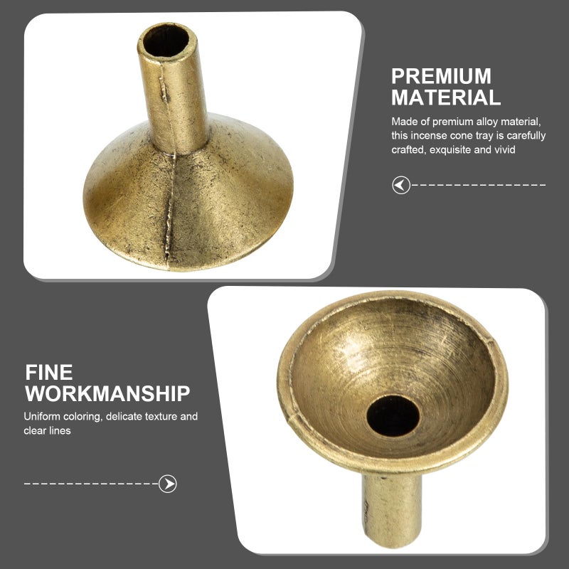 Metal Backflow Incense Cone Holders and Stick Racks Aromatherapy Burner for Home Meditation Yoga Decor - Image 5