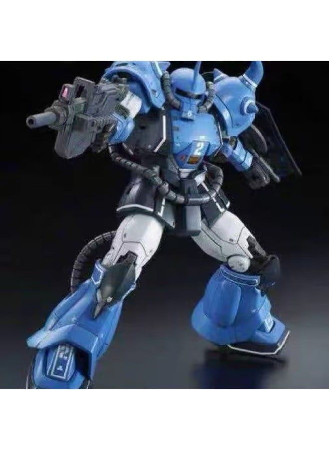 Generic - Aesthetic PB Limits HG GTO Prototype Tiger Lanba Tiger Blue Demonstration Machine Desert Color Matching Gundam Model-Color:02755 [lamba Tiger Blue] Comes With Adhesive Stickers - Image 1