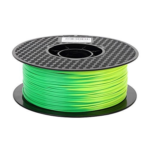 CC3D Temperature Color Changing PLA Green to Yellow PLA Filament 1.75 mm 1KG 3D Printer Filament Spool Heat Color Change PLA Filament for 3D Printer 3D Pen PLA Material - Image 1