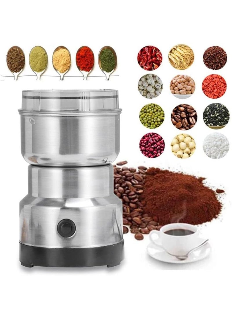 Incrizma Coffee Grinder Electric, Mini Spice Grinder, Fast Grinding, Dry Grain Mill for Spices Seeds Rice Beans Seasonings, with Replacment Stainless Steel Blade (Grinder, 300 ml Jar)  - Image 5