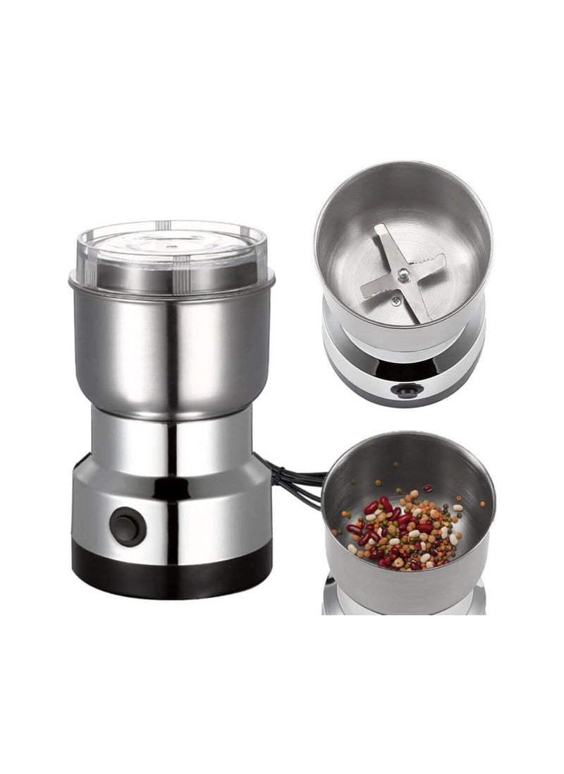 Incrizma Coffee Grinder Electric, Mini Spice Grinder, Fast Grinding, Dry Grain Mill for Spices Seeds Rice Beans Seasonings, with Replacment Stainless Steel Blade (Grinder, 300 ml Jar)  - Image 1