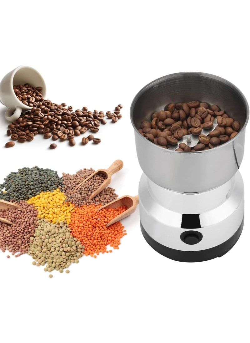 Incrizma Coffee Grinder Electric, Mini Spice Grinder, Fast Grinding, Dry Grain Mill for Spices Seeds Rice Beans Seasonings, with Replacment Stainless Steel Blade (Grinder, 300 ml Jar)  - Image 2