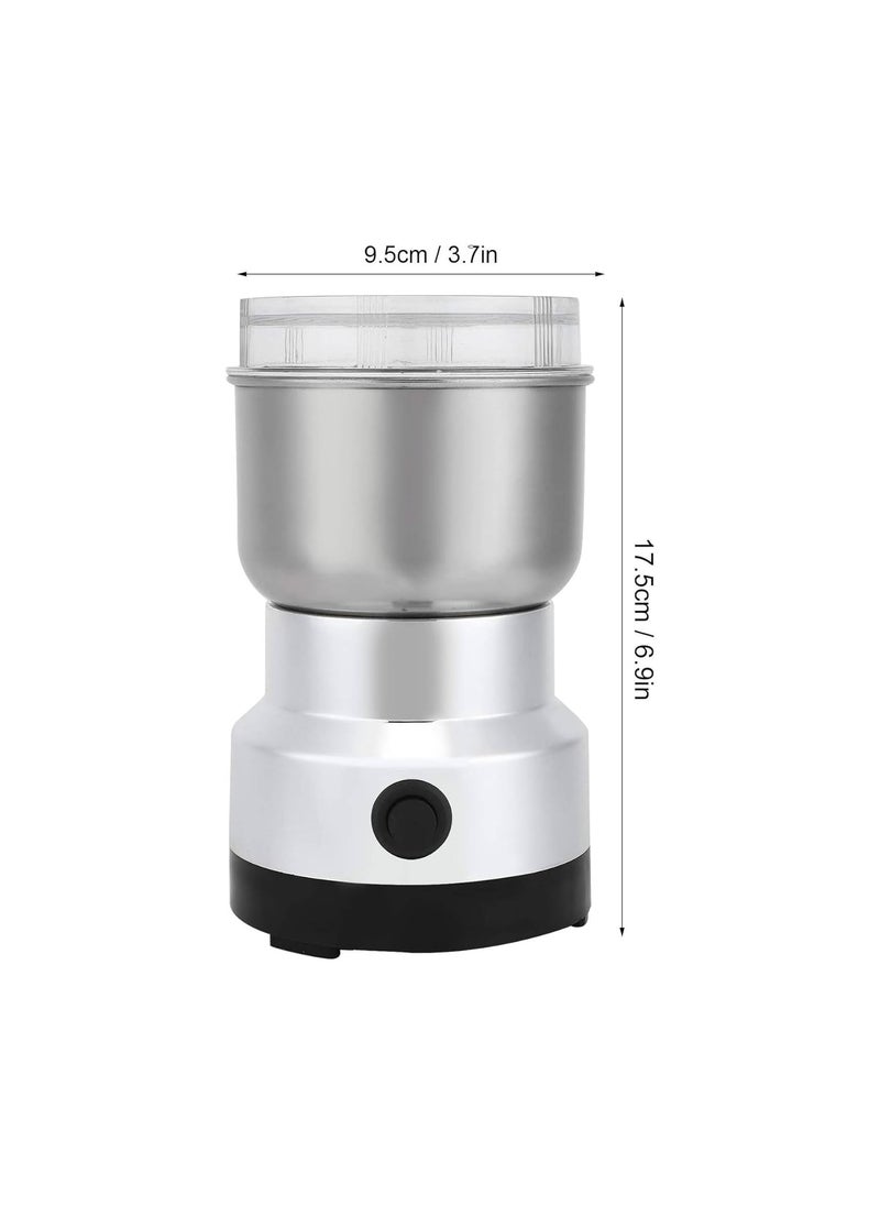 Incrizma Coffee Grinder Electric, Mini Spice Grinder, Fast Grinding, Dry Grain Mill for Spices Seeds Rice Beans Seasonings, with Replacment Stainless Steel Blade (Grinder, 300 ml Jar)  - Image 3