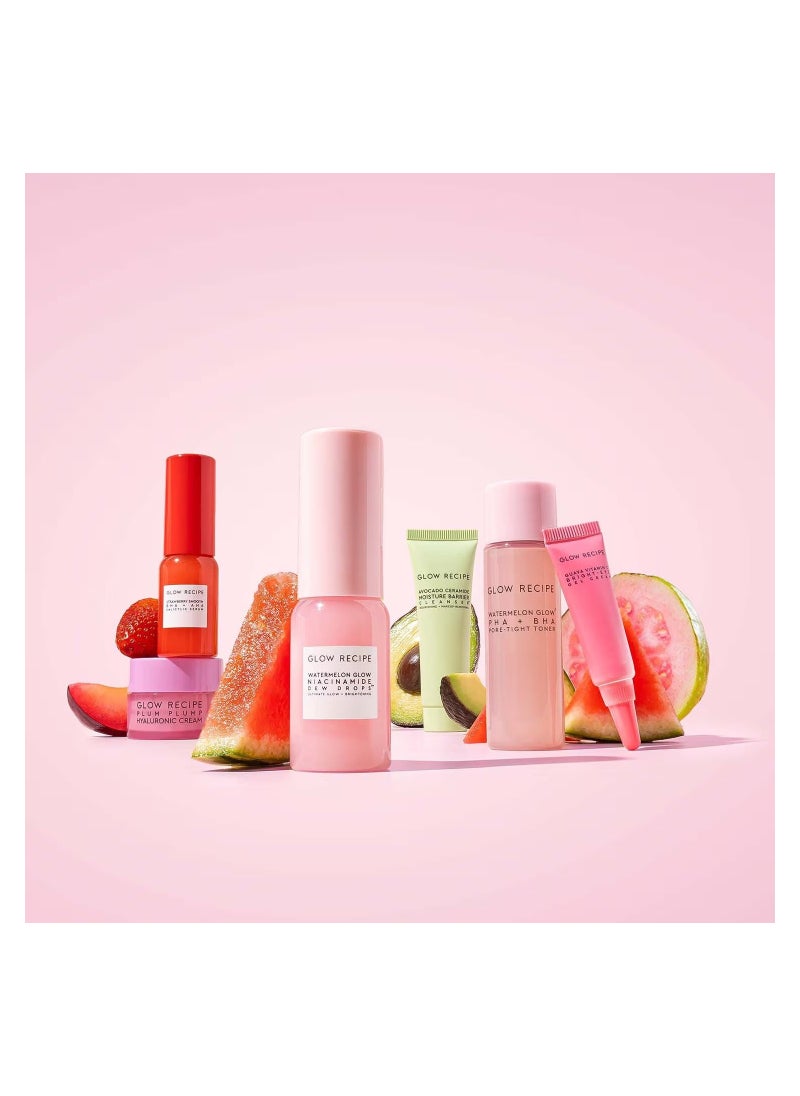 GLOW RECIPE - Fruit Babies Kit - 6 Pieces Facial Set - Image 1