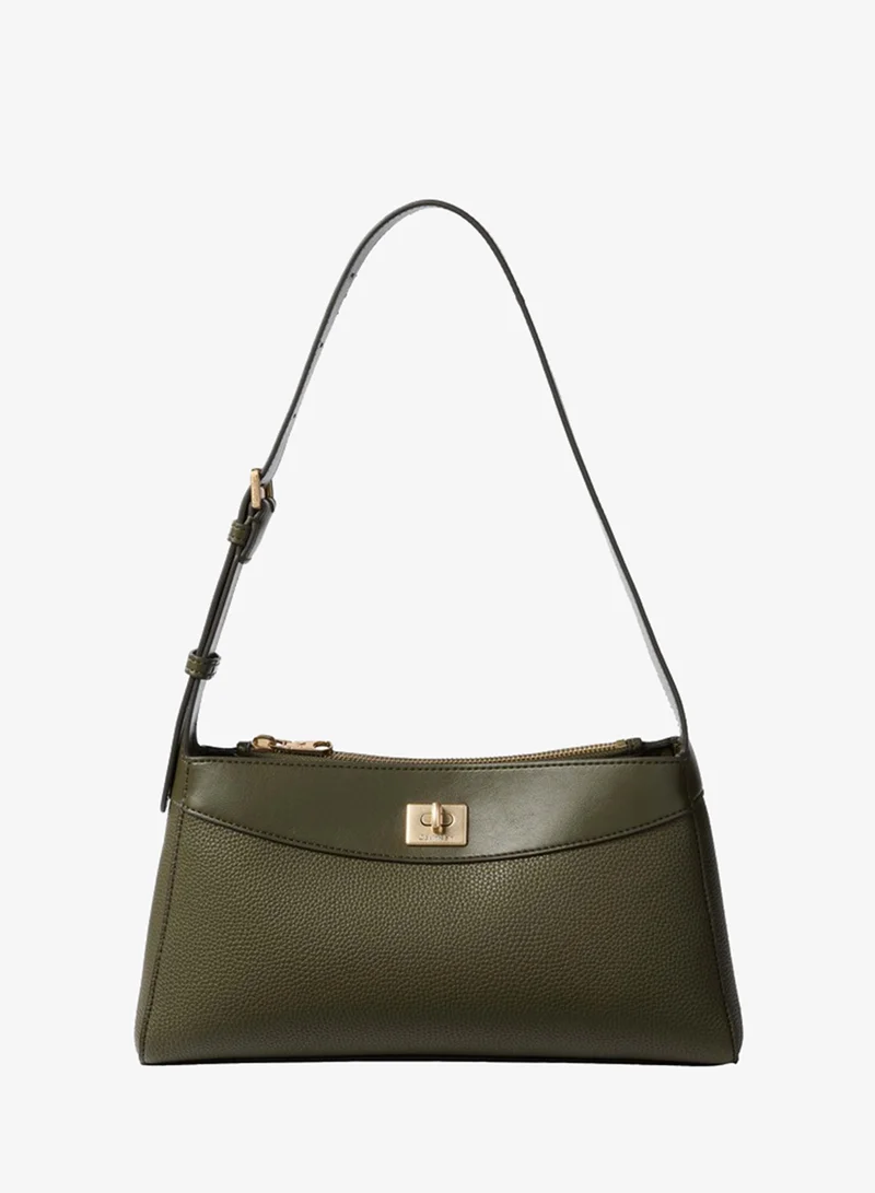 Calvin Klein Signature Turn-Lock Shoulder Bag