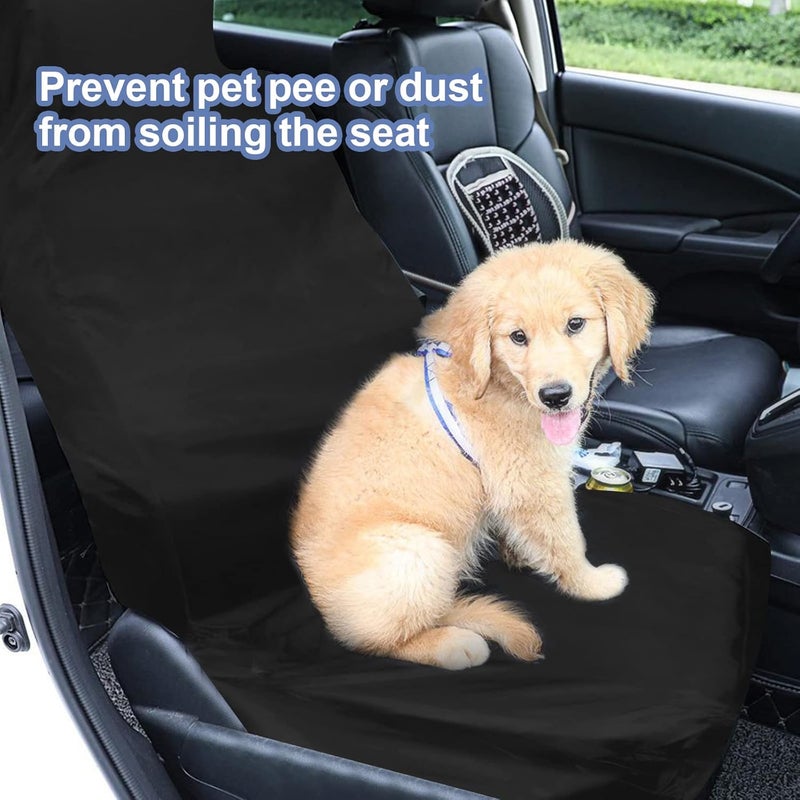 TSHAOUN 2 Pieces Waterproof Nylon Car Seat Cover Protector - Heavy Duty Front Seat Covers with Pocket, Universal Fit - Image 5