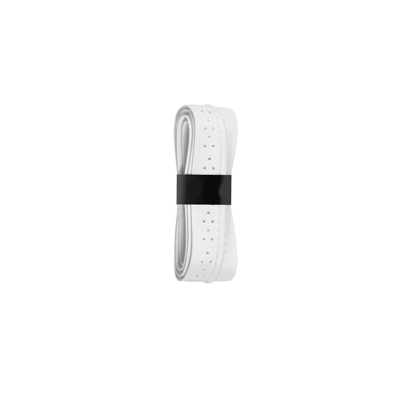 Anti-Slip Racket Grip Tape for Badminton Tennis 1 white leather white line