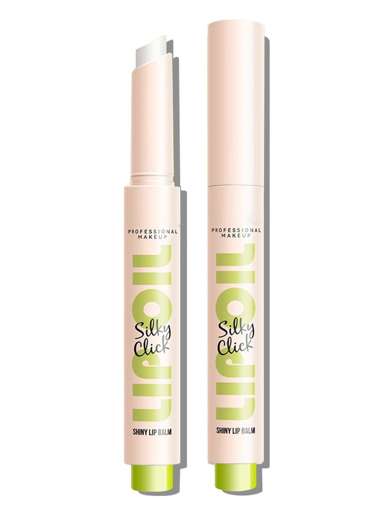 Generic Lip Oil, Shiny Lip Balm, Moisturizing Pressed Lipstick, Glossy Lip Tint for Women – 1PC (Glitter White) 
