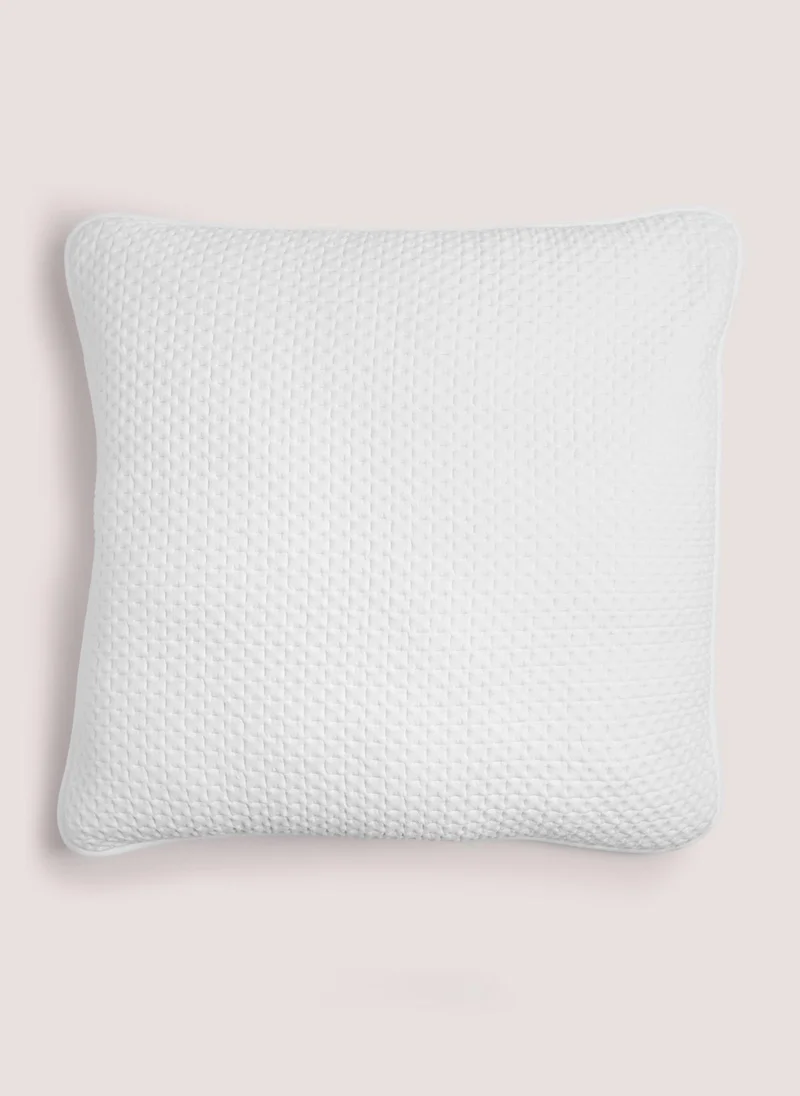 Matalan White Washed Cushion (43cm x 43cm)