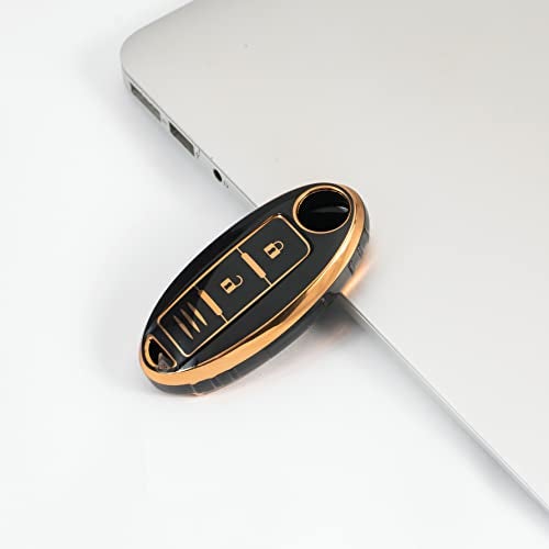 Shopoflux® TPU Key Cover Compatible with Nissan Magnite Smart Key (Black) - Image 5