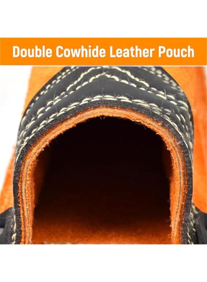 Welding Rod Bag, Welding Rod Storage Bag, Hardware Waist Bag Tool Tote Flame Retardant Welding Rod Organizer Belt, for Worker Electrician  - Image 3