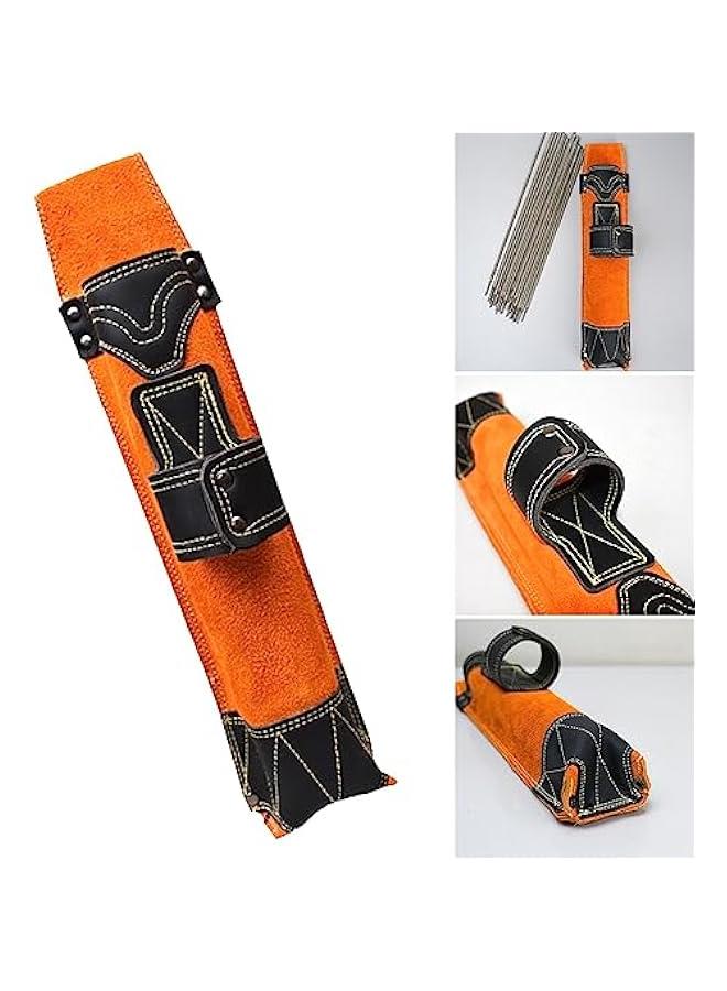 Welding Rod Bag, Welding Rod Storage Bag, Hardware Waist Bag Tool Tote Flame Retardant Welding Rod Organizer Belt, for Worker Electrician  - Image 5