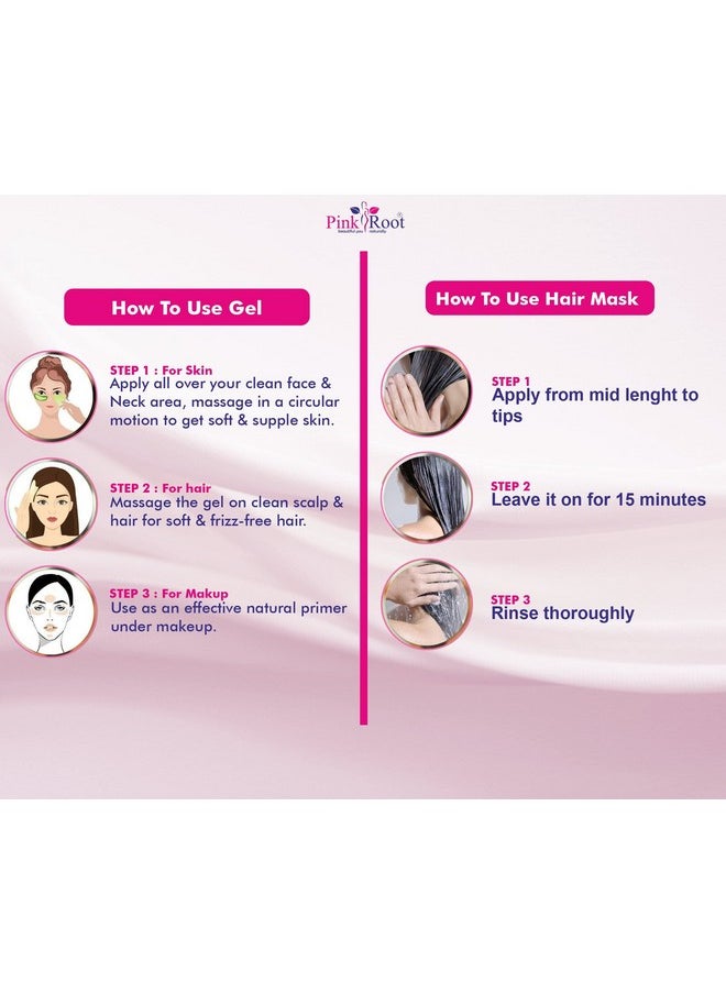 Pink Root Pink Root Green Apple Massage Gel 500ml with Garlic Hair Mask 500ml  - Image 4
