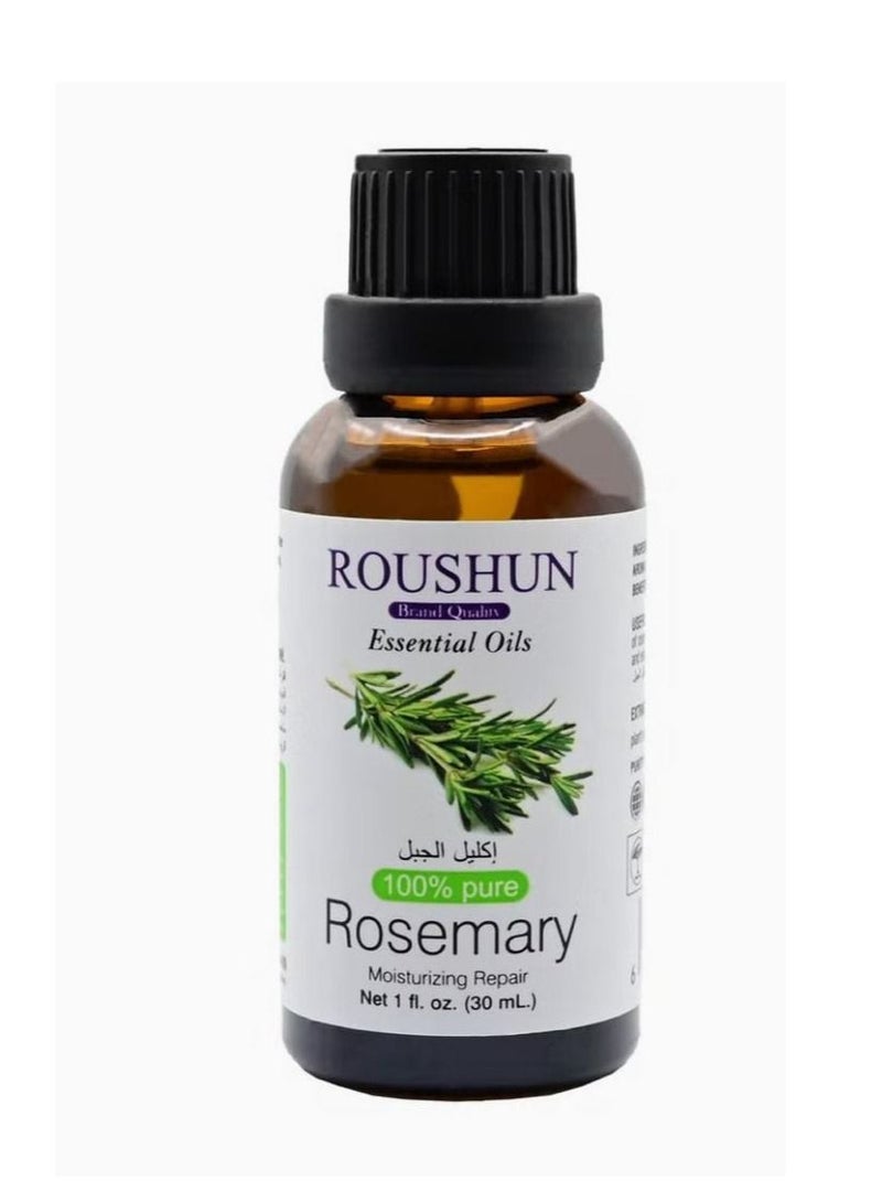ROUSHUN PACK OF 2- Pure Rosemary Essential Oil Clear 30ml - Image 2