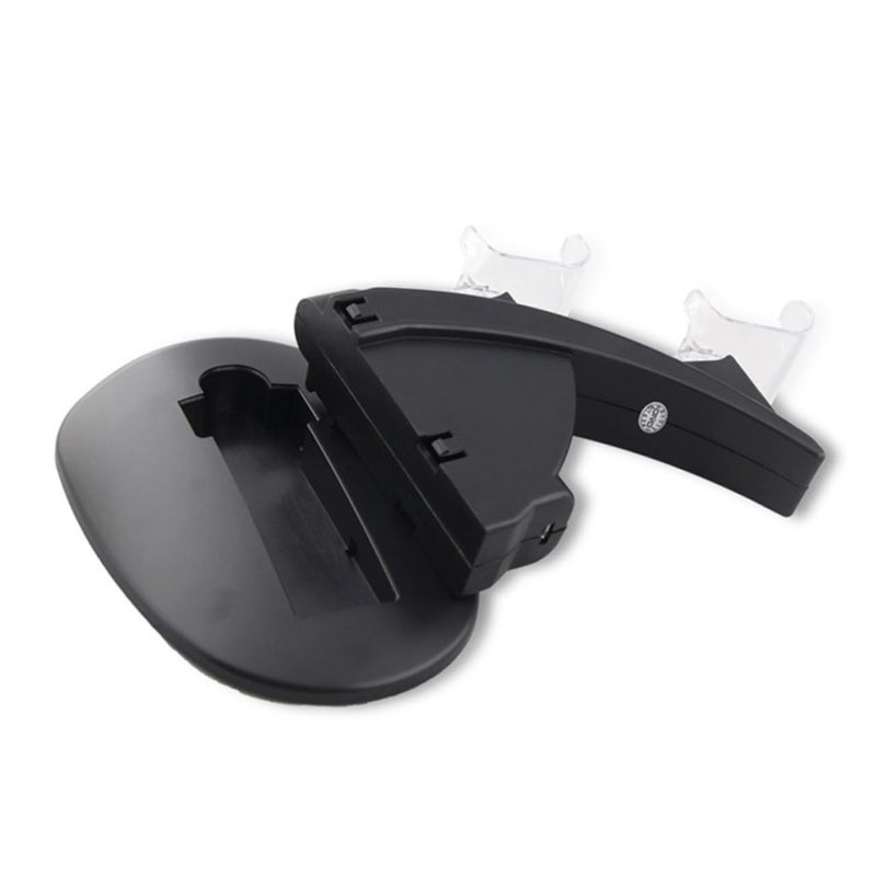 محطة شحن مزدوجة منفذ USB مع مؤشر LED أسود سريع الشحن - Image 3