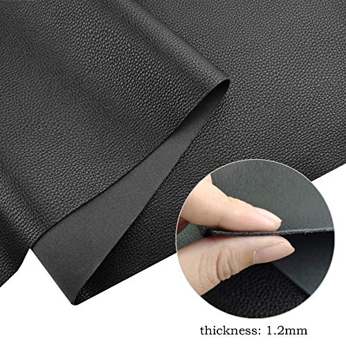 AOUXSEEM 11.8" x 52"(30cm x 132cm) Faux Leather Roll for Bows Earrings Handbag Wallet Purses Sewing Craft Making Handmade Synthetic Fabric - Image 4