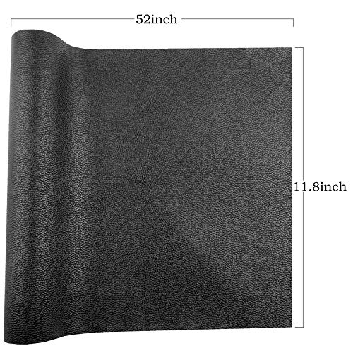 AOUXSEEM 11.8" x 52"(30cm x 132cm) Faux Leather Roll for Bows Earrings Handbag Wallet Purses Sewing Craft Making Handmade Synthetic Fabric - Image 5