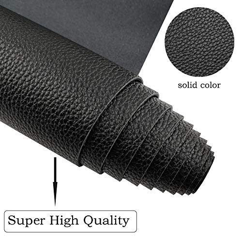 AOUXSEEM 11.8" x 52"(30cm x 132cm) Faux Leather Roll for Bows Earrings Handbag Wallet Purses Sewing Craft Making Handmade Synthetic Fabric - Image 2