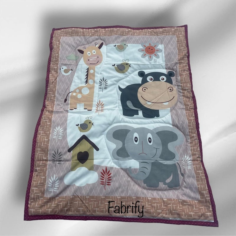 Fabrify 100 Cotton Baby Printed Mattress Godadi Rilka Bed Crib Cot Sheet Design 9 70x50 - Image 4