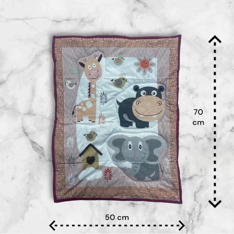 Fabrify 100 Cotton Baby Printed Mattress Godadi Rilka Bed Crib Cot Sheet Design 9 70x50 - Image 3