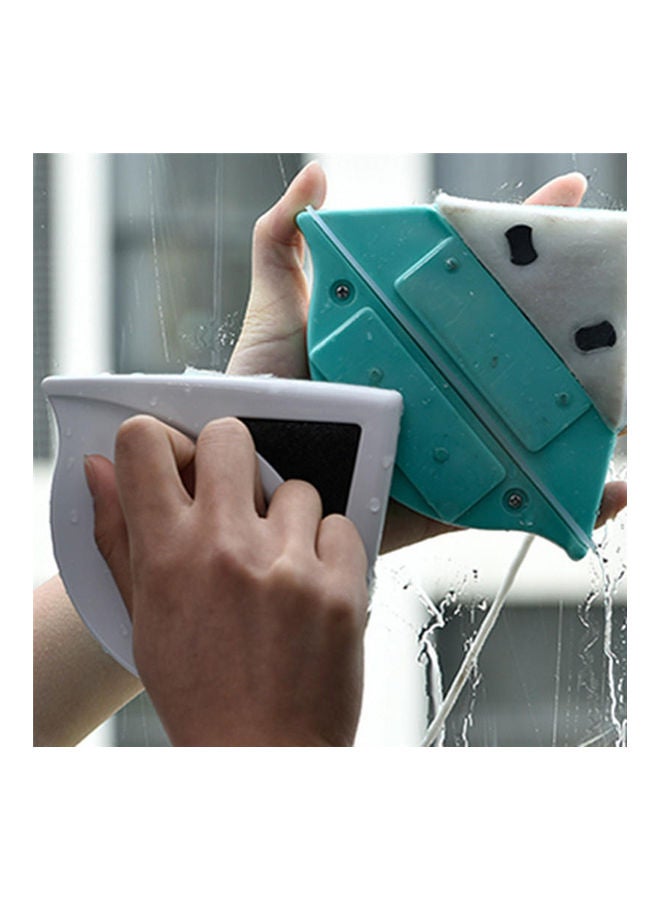 NIBEMINENT Double Sided Window Glass Cleaner Magnets Brush Cleaning Wiper White/Red/Black 12.5 x 16 6cm - Image 5