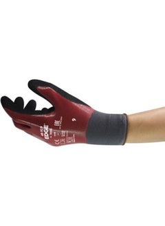 Ansell Edge 48-919 4/4 Foam Nitrile Coated Oil Repellent Work Gloves  - Image 1