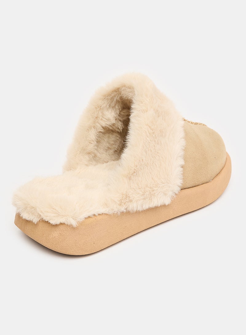 TGS Fluffy Chunky Fur Clogs - Image 3