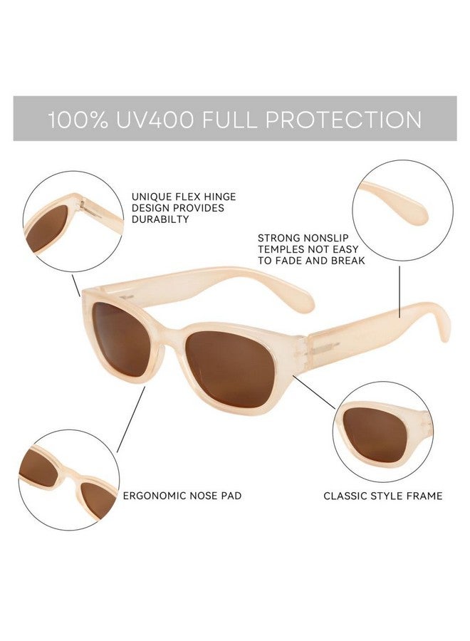 ZENOTTIC Trendy Narrow Rectangle Sunglasses For Women Small Fashion Polarized Cat Eye Sun Glasses Uv400 Protection - Image 5