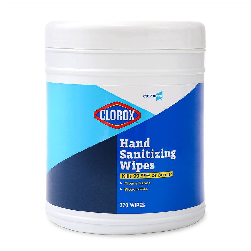 Clorox Pro Alcohol Free Hand Sanitizer Wipes with BZK Gentle Hand Sanitizing Wipes for Hands in Bulk Canister Disinfecting Sanitizer Solution for School Supplies Office Use 270 Count - Image 3
