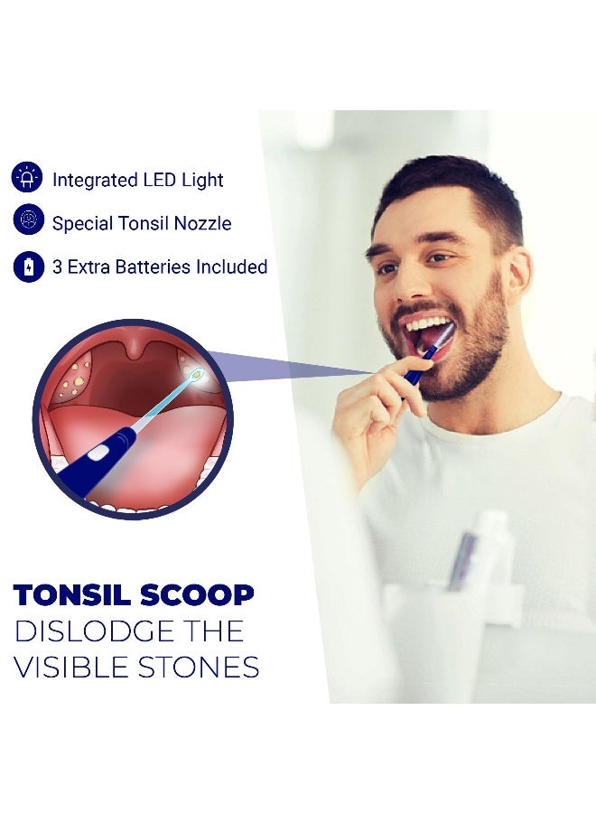 ORAVIX Tonsil Stone Remover Tonsil Stone Removal Kit Tonsillolith Remover Tool Tonsil Cleaner Fight Bad Breath Tonsil Stone Removal Tool Oral Irrigator Tongue Scraper 7 Pieces - Image 4