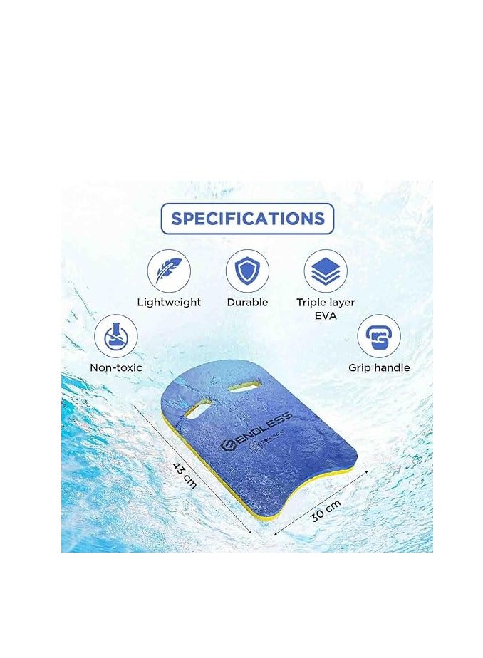 ENDLESS  Swimming Kickboard With Comfortable Design | Material : EVA |  For Beginners Swimming Training Floaters | For Kids and Adults Floating Pads - Image 3