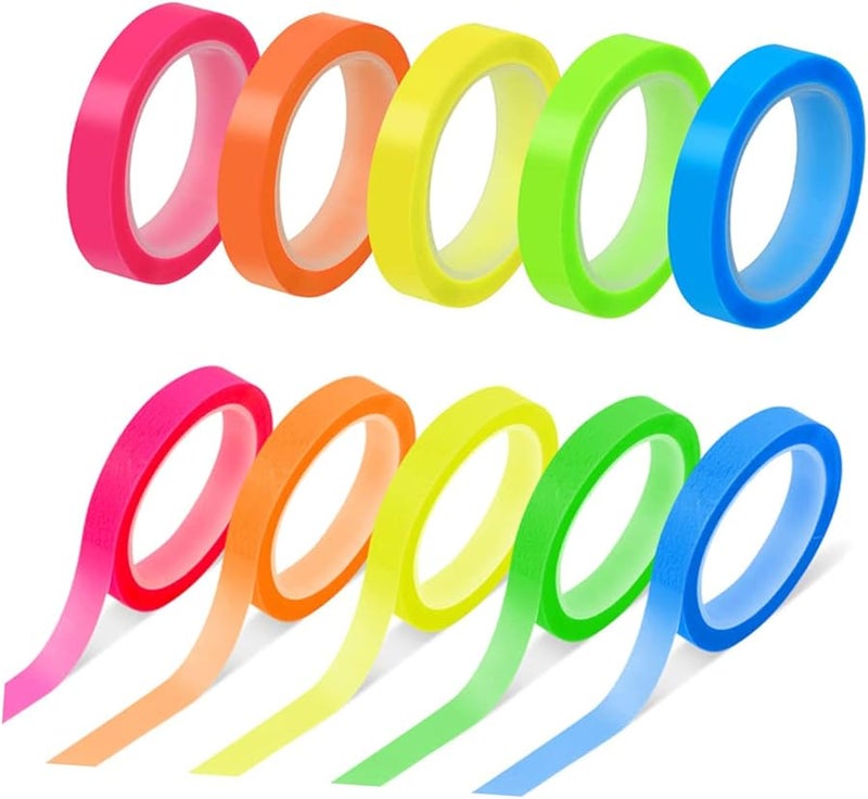 Tehaux 80 لفة ملصقات لاصقة ذاتية اللصق علامات صفحات 4 عبوات للكتب المكتب المدرسة - Image 3