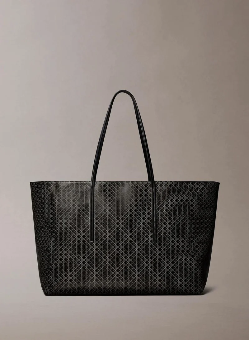 Allover Emblem Logo Tote Bag