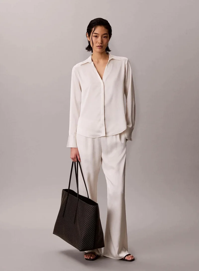 Calvin Klein BLACK AOP Allover Emblem Logo Tote Bag for Women | Best Price UAE
