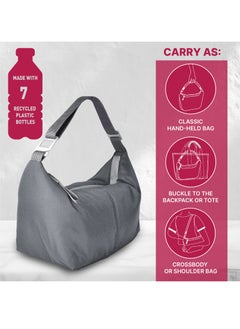 BEOLA Reusable Insulated Lunch Bag for Men and Women - 6.5L, Maroon  - Image 3