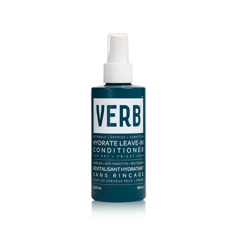VERB Hydrate Leave-In Conditioner, 6.5 fl oz â€“ Nourish Dry + Frizzy Hair - Smooth + Detangle - Amber + Warm Jasmine Scent - Image 1