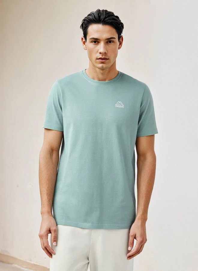 Kappa Logo Detail T-shirt with Short Sleeves