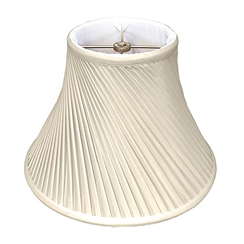 Royal Designs Inc Royal Designs BS-717-14BG Twisted Pleat Basic Lamp Shade, 6 x 14 x 11, Beige - Image 1
