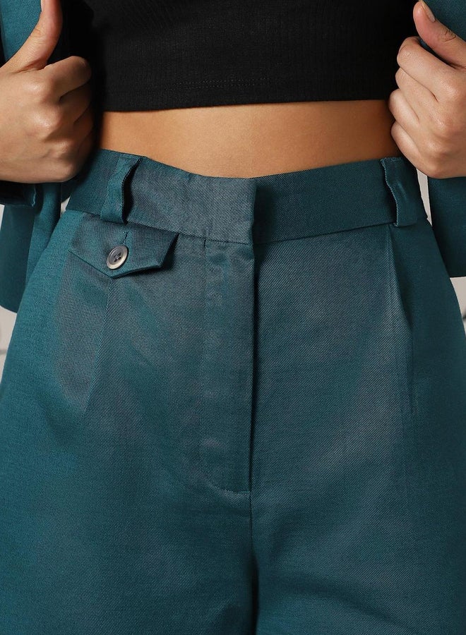 Hubberholme Solid High Rise Trousers with Belt Loops - Image 4