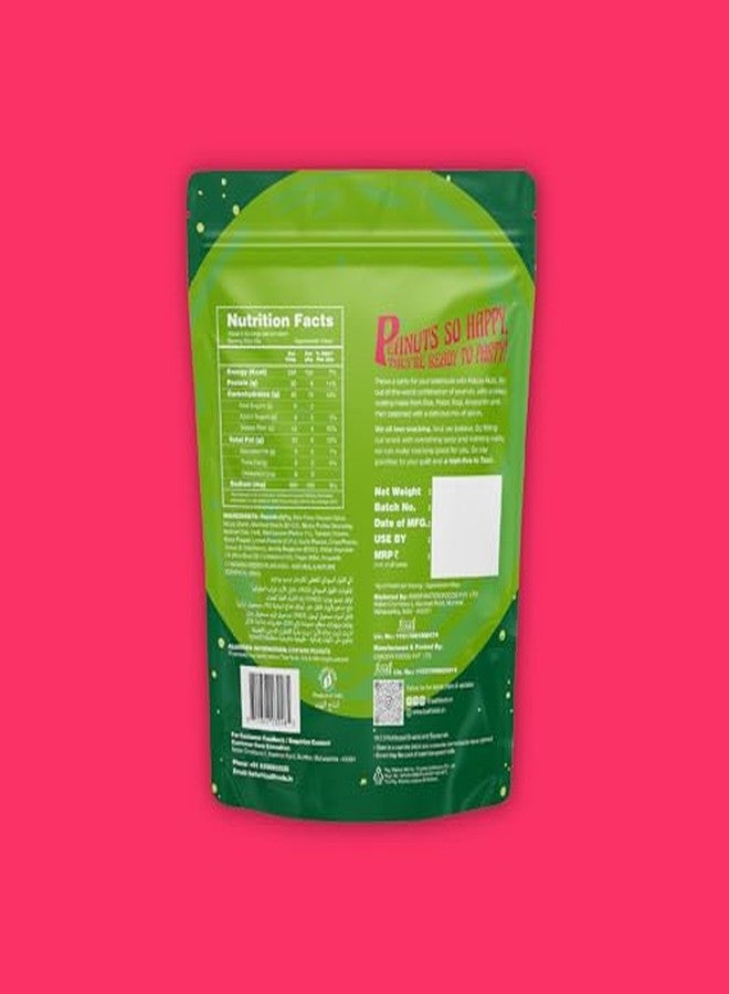 Taali Coated Flavour Peanuts | Nimbu Pudina | Crispy, Roasted Not Fried, Happy Nuts, No Palm Oil, No Maida, 140g (Pack of 4) - Image 5